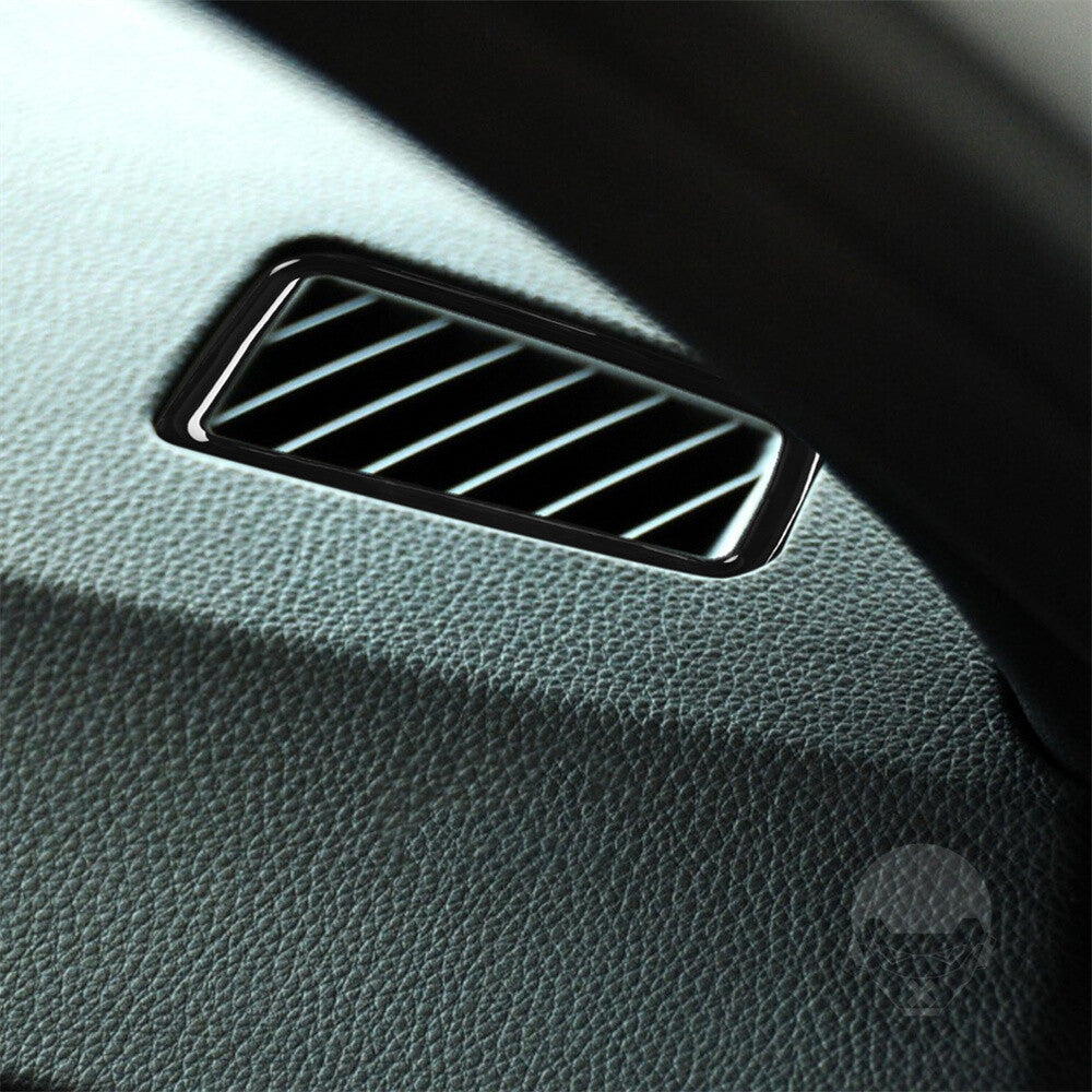 2¡ÁBlack Dashboard Side Air Vent Outlet Trim for BMW 3 Series E90 E92 E93 2005-12