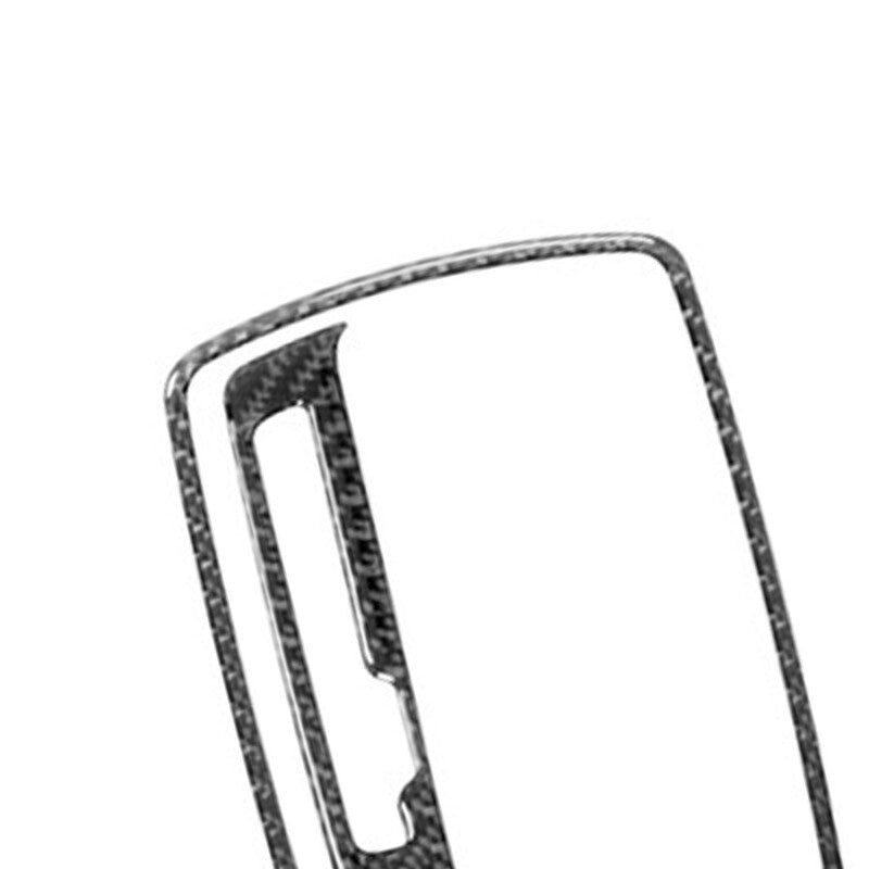 2X Carbon Fiber Interior Gear Shift Panel Cover Trim for Audi Q7 2007-2015