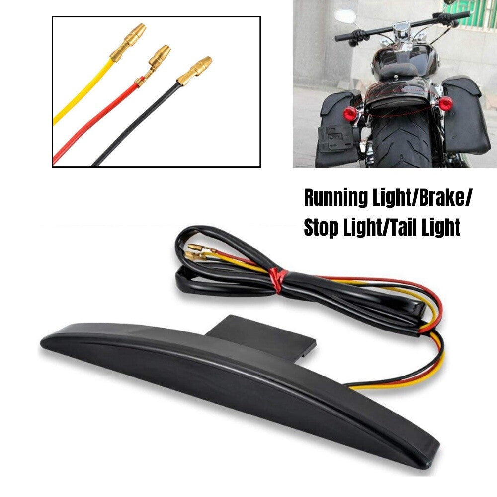 Motorcycle LED Brake Running Tail Light Black lens Fit for Harley Breakout FXSB