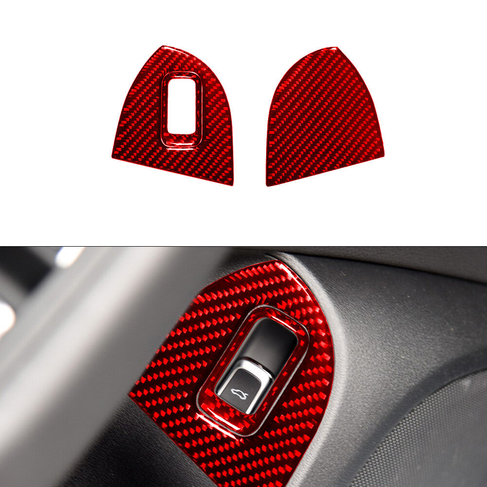 Carbon Fibre Storage Space In Copilot Side Door Panel for Audi Q5 2009-2017