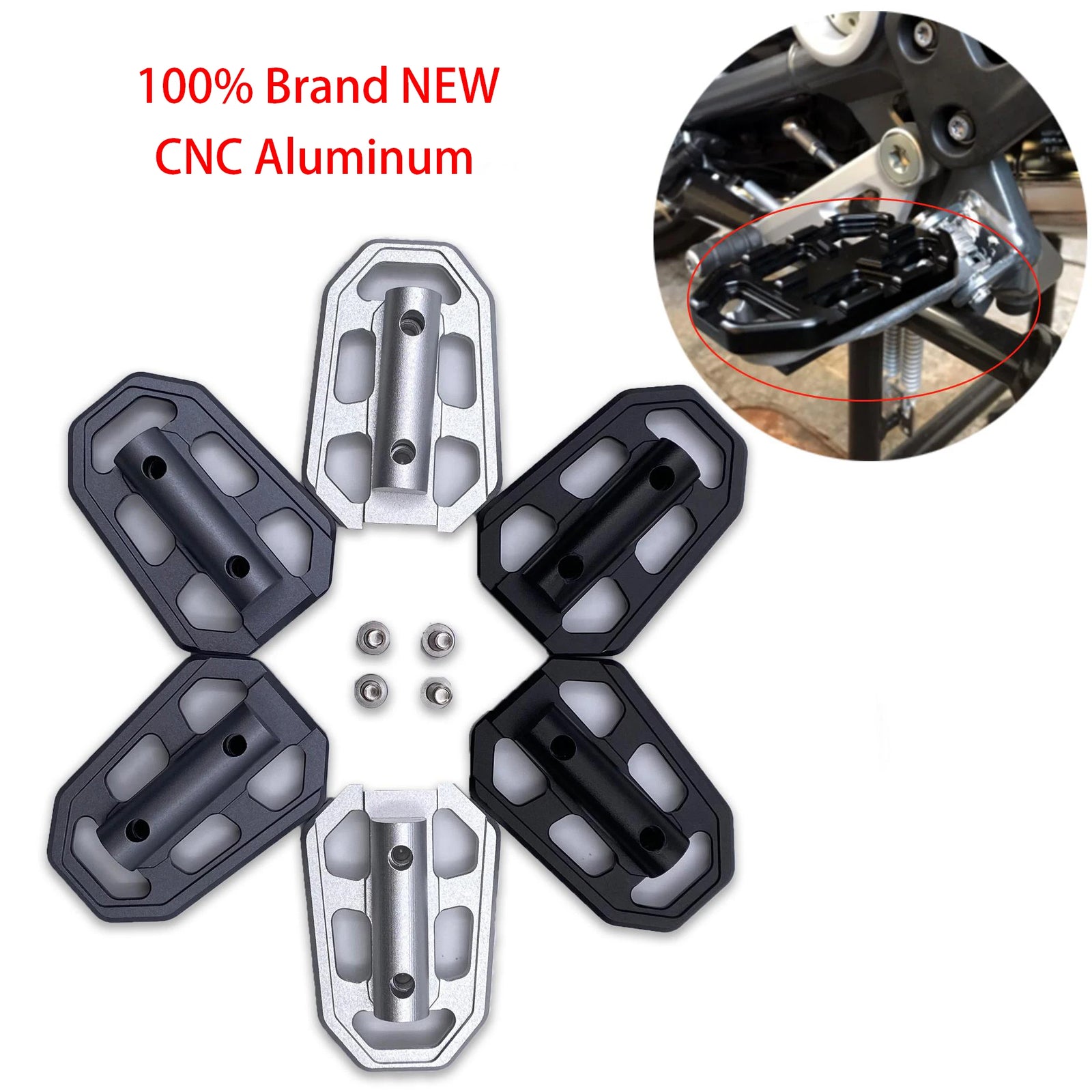 Motor Folding Footrest Foot Rest Peg Pedals Pedal Footpeg for BMW R1200GS LC ADV
