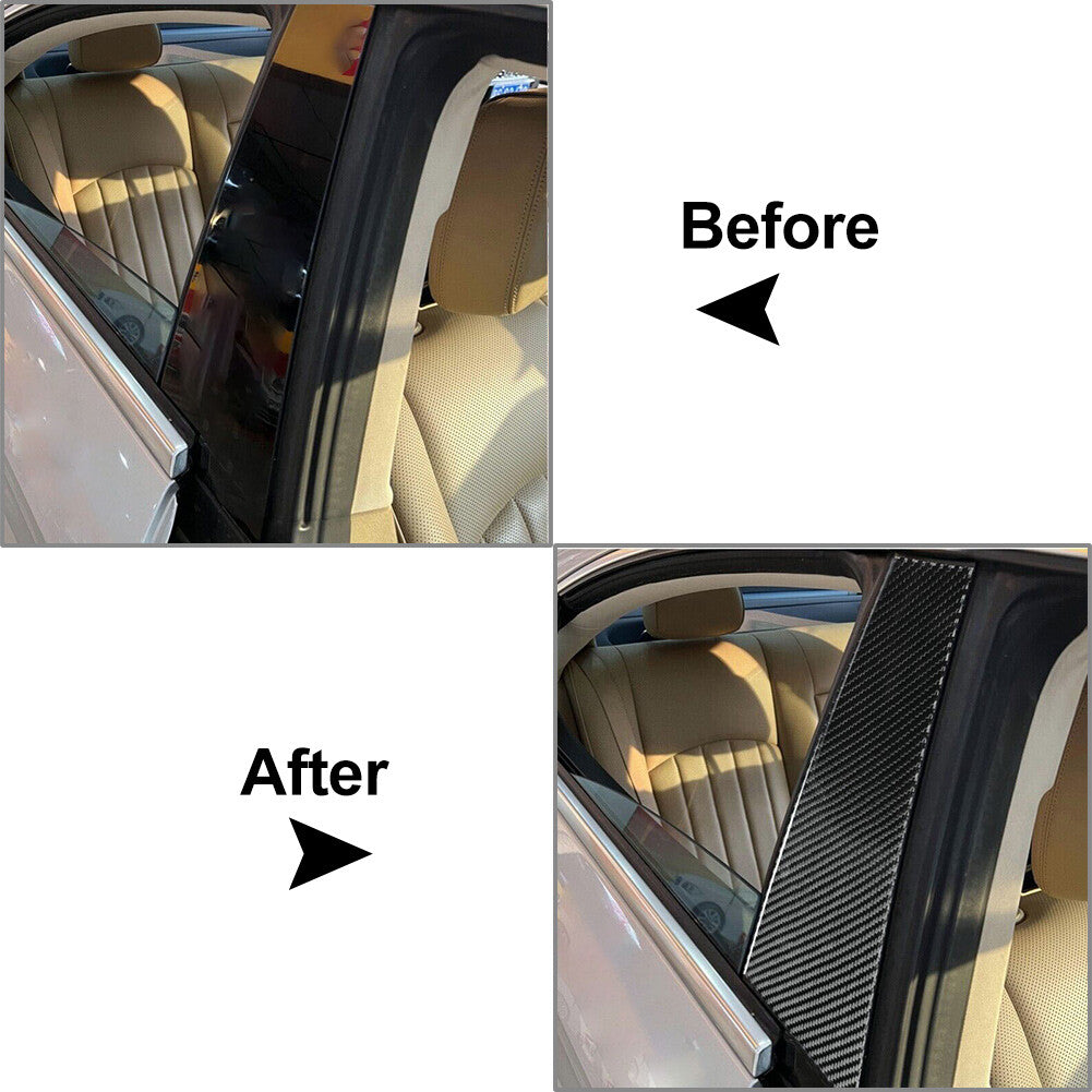 for Mercedes-Benz CLS Class Car Exterior Door Window B Pillar Post Cover Trim