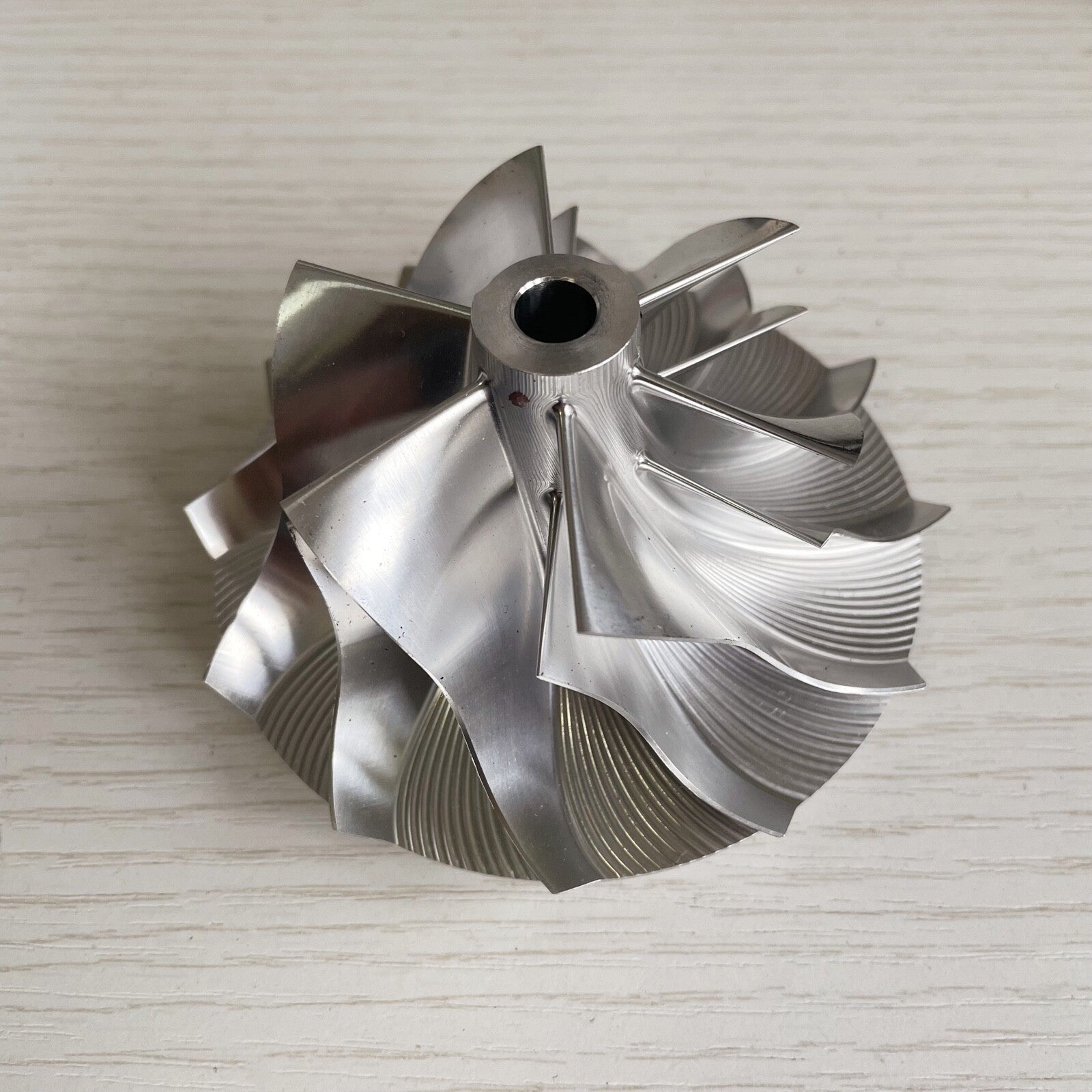 S300 173296 63.00/88.48 mm 6+6 Blade Turbine Milling/Burnt Compressor Wheel