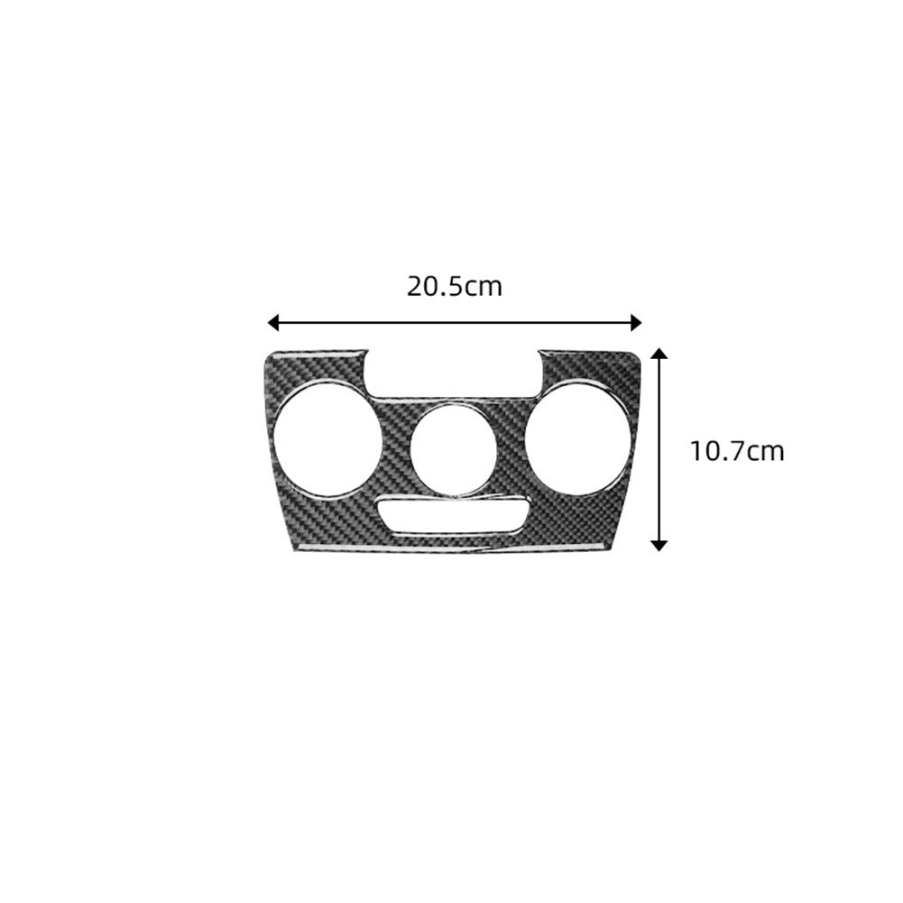 Carbon Fiber Climate Control Cover Trim for Volkswagen for Jetta Sedan 2011-2014