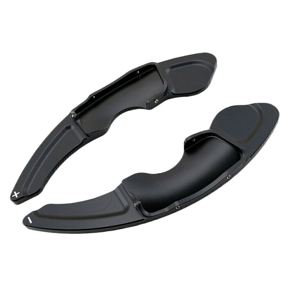 2pcs for Lexus RC NX IS Gear Shifter Steering Wheel Shift Paddle Extension Black