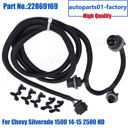 22869169 Right Tail Light Wiring Harness for Chevy Silverado 1500 14-15 2500 HD