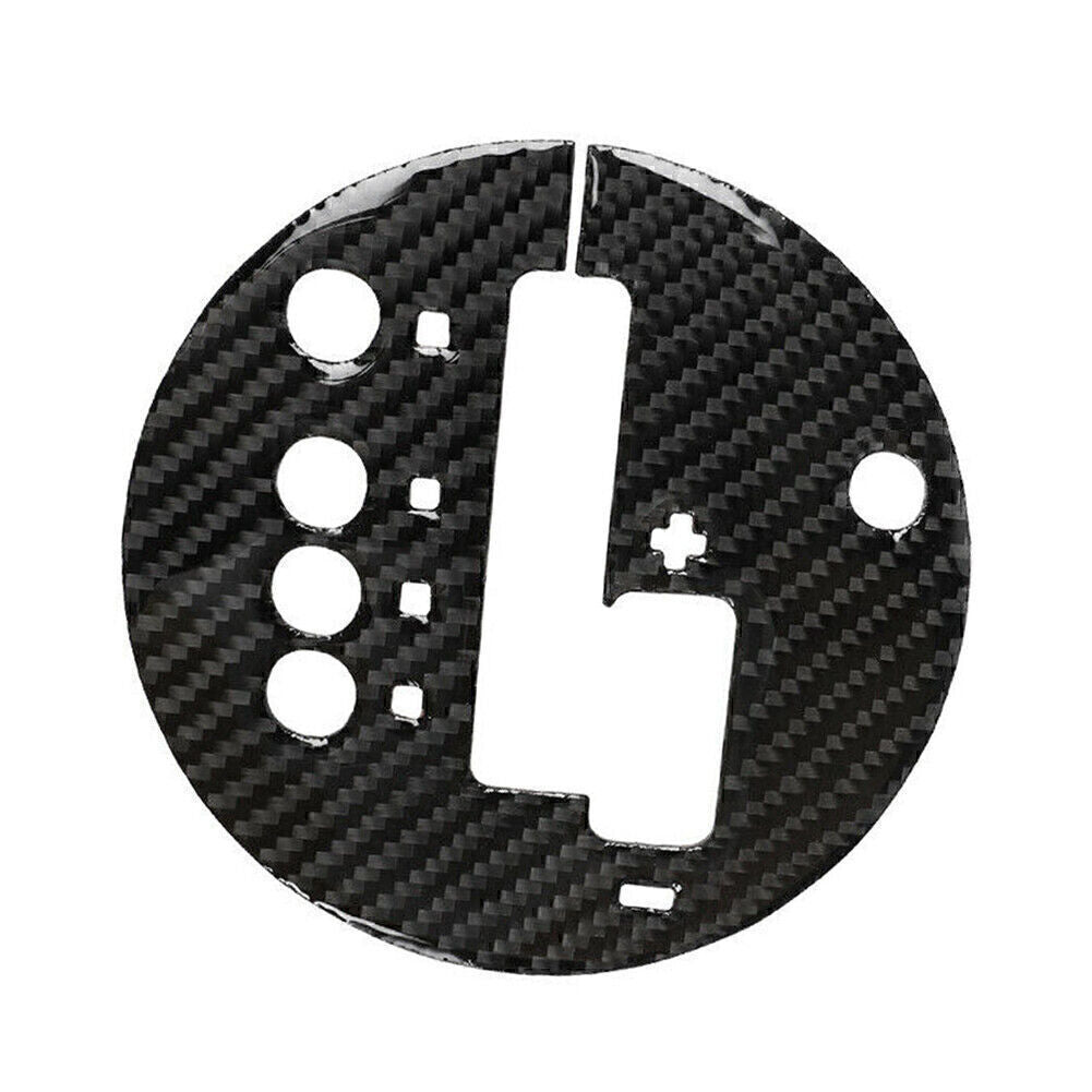 Carbon Fiber Interior Gear Shift Box Panel Fram Trim Fit for Nissan 350Z 06-09 LHD