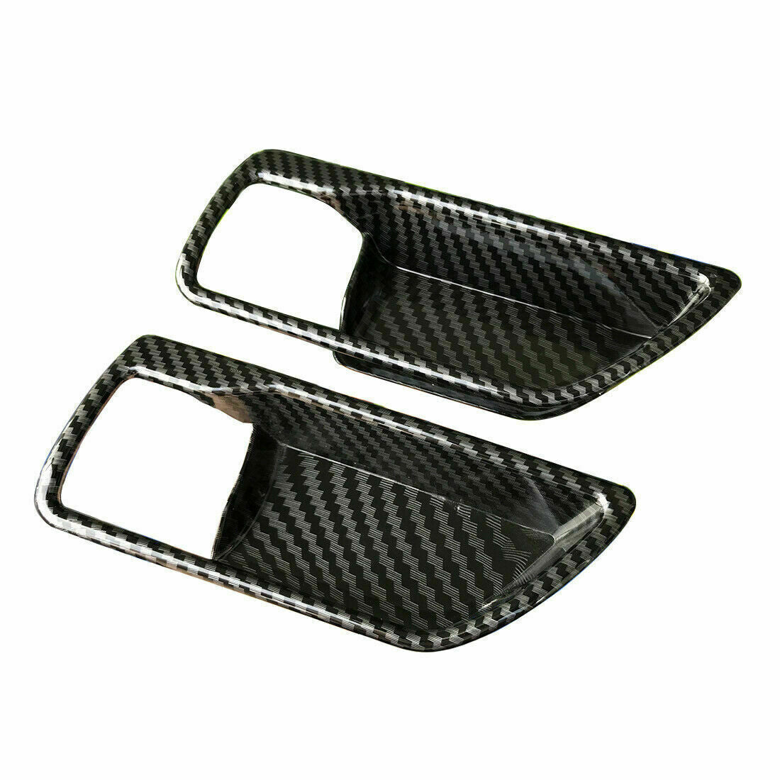 4p for Toyota Highlander 2020-2022 Interior Carbon Fiber Door Handle Panel Cover