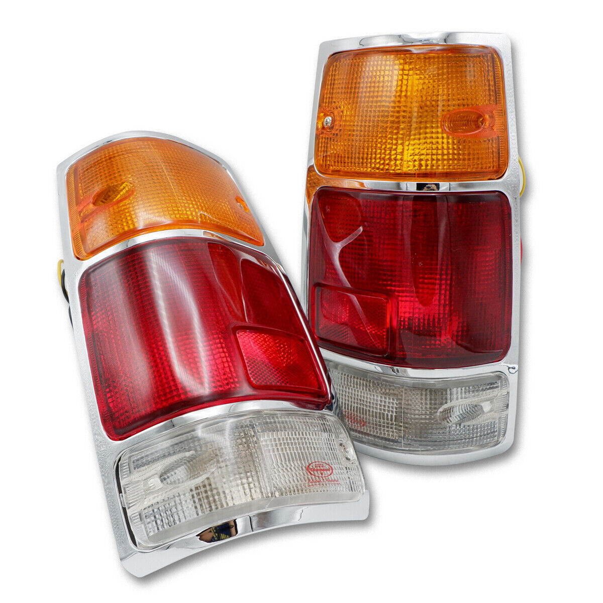 1 Pair Chrome Tail Lamp Lights Fits for Isuzu for Holden TF TFR Rodeo Pickup 1991 - 1996
