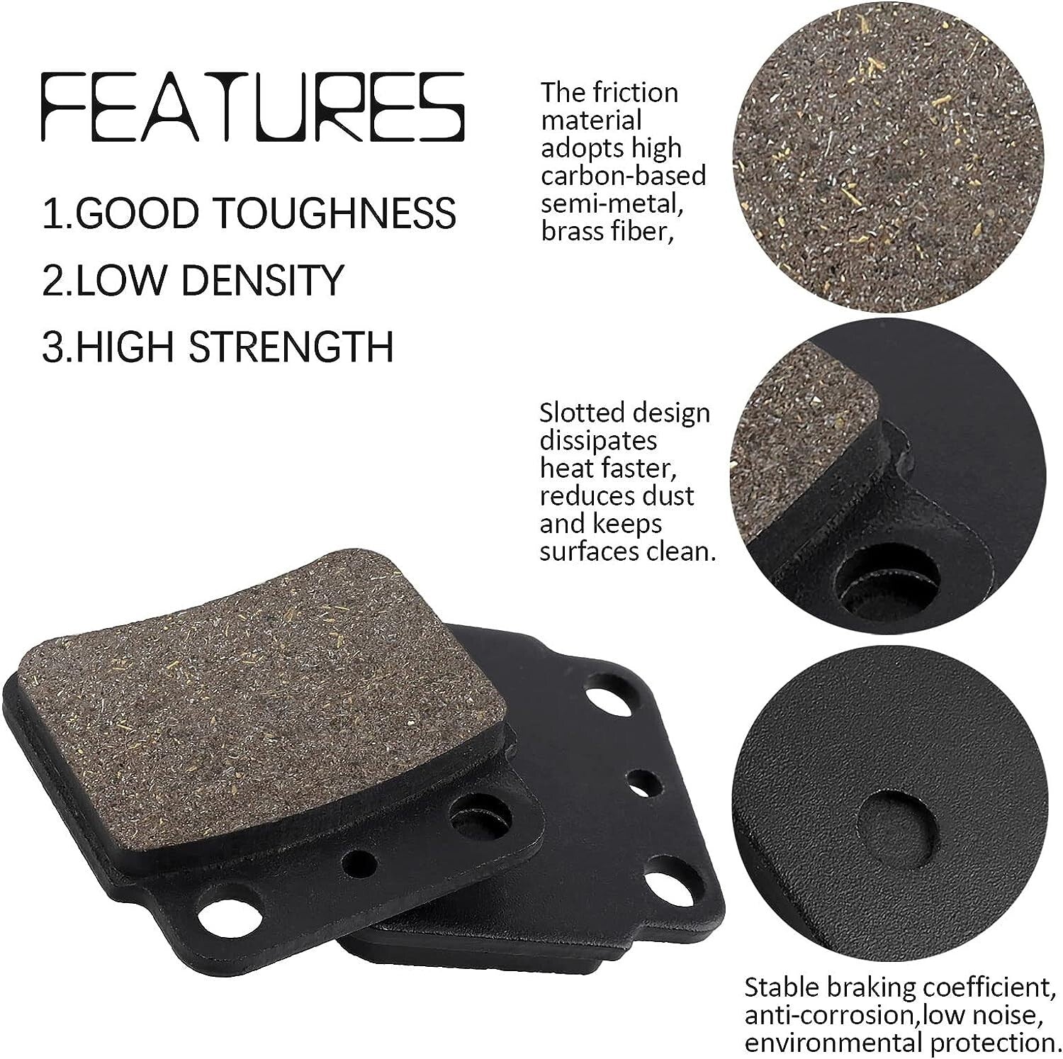 Brake Pads for Suzuki LTZ400 LTZ 400 LT-Z400 2003 2004 2004 2005 2006 2007 2008