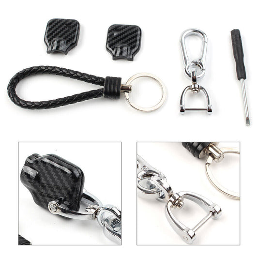 Motorcycle Uncut Blade Blank Key Cover Kit for Harley Touring Street Glide Road