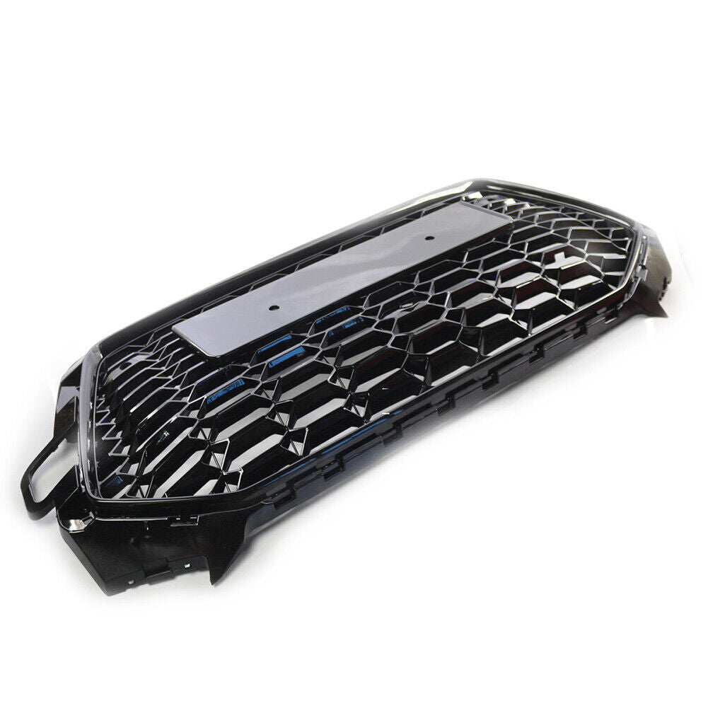 F¨¹r for Audi A4 S4 B9 2020-2022 K¨¹hlergrill Frontgrills Gl?nz Schwarz 8W0853651DB