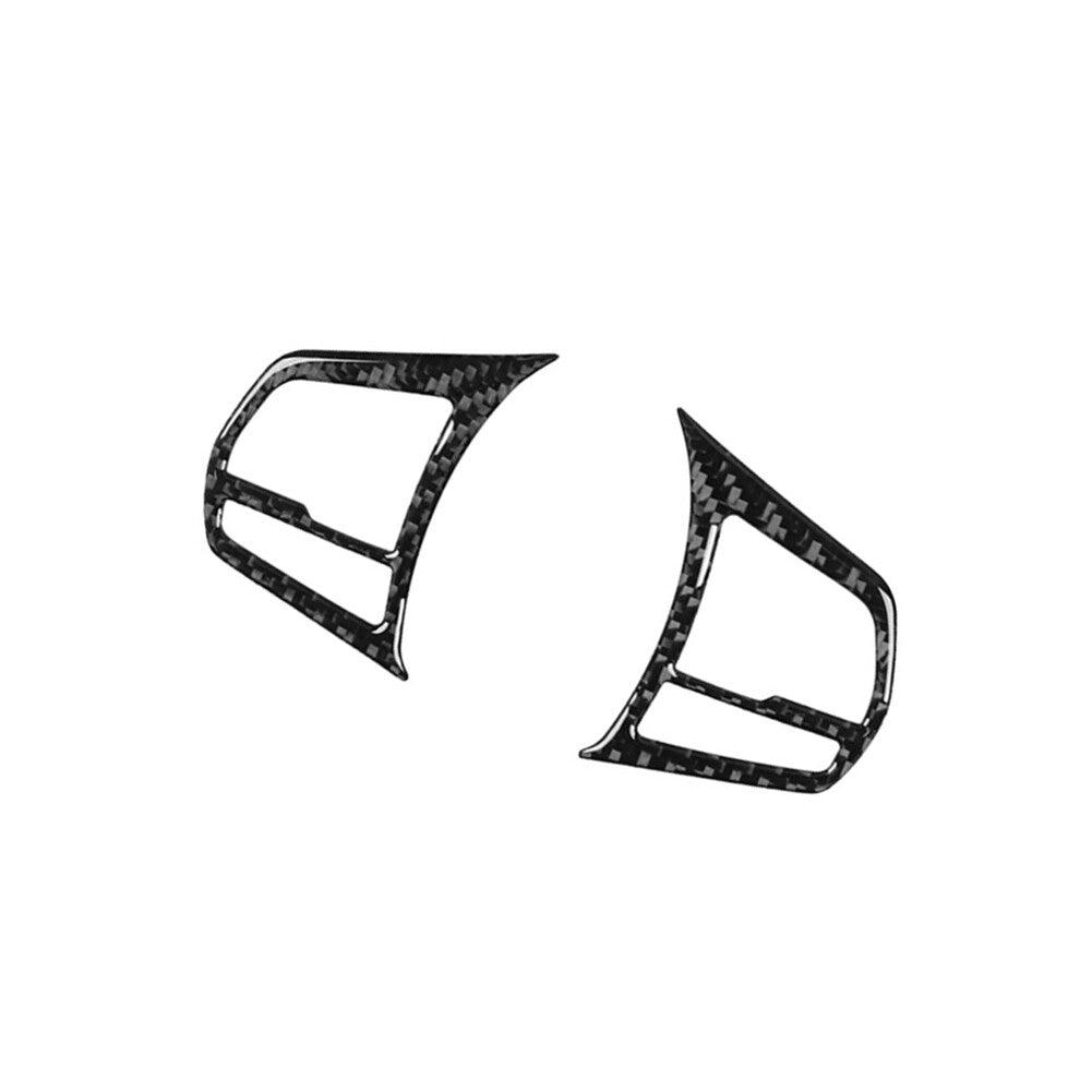 Carbon Fiber Interior Steering Wheel Button Cover Trim for Toyota Supra A90