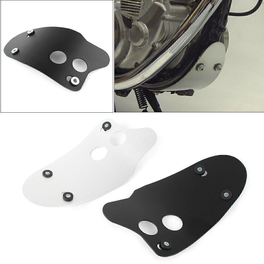 for Yamaha SR500 SR400 Aluminum Skid Plate Cafe Racer Bobber Tracker UK