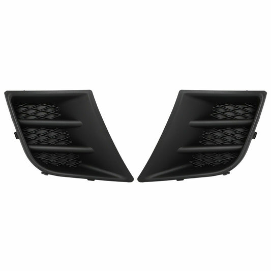 Suitable for Peugeot 107 models from 2009, 2010, 2011, and 2012, featuring dual front bumper fog grilles without light vents.