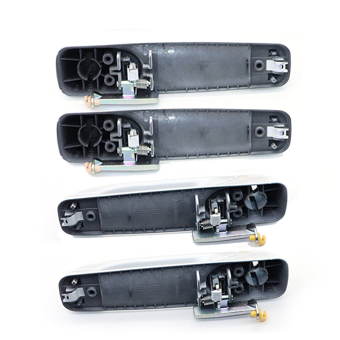 Front and Rear Handle Bright White 4PCS Kit For 2012-2016 2017 2018 for Dodge for Ram