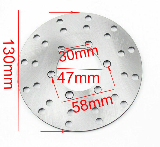 130MM Steel Front Disc Brake Rotor 150C-250CC ATV Quad Taotao NST Sunl