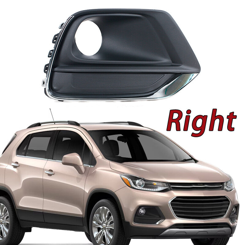 Right for Chevrolet Trax Tracker 2017-2019 Fog Light Cover Grille With Holes