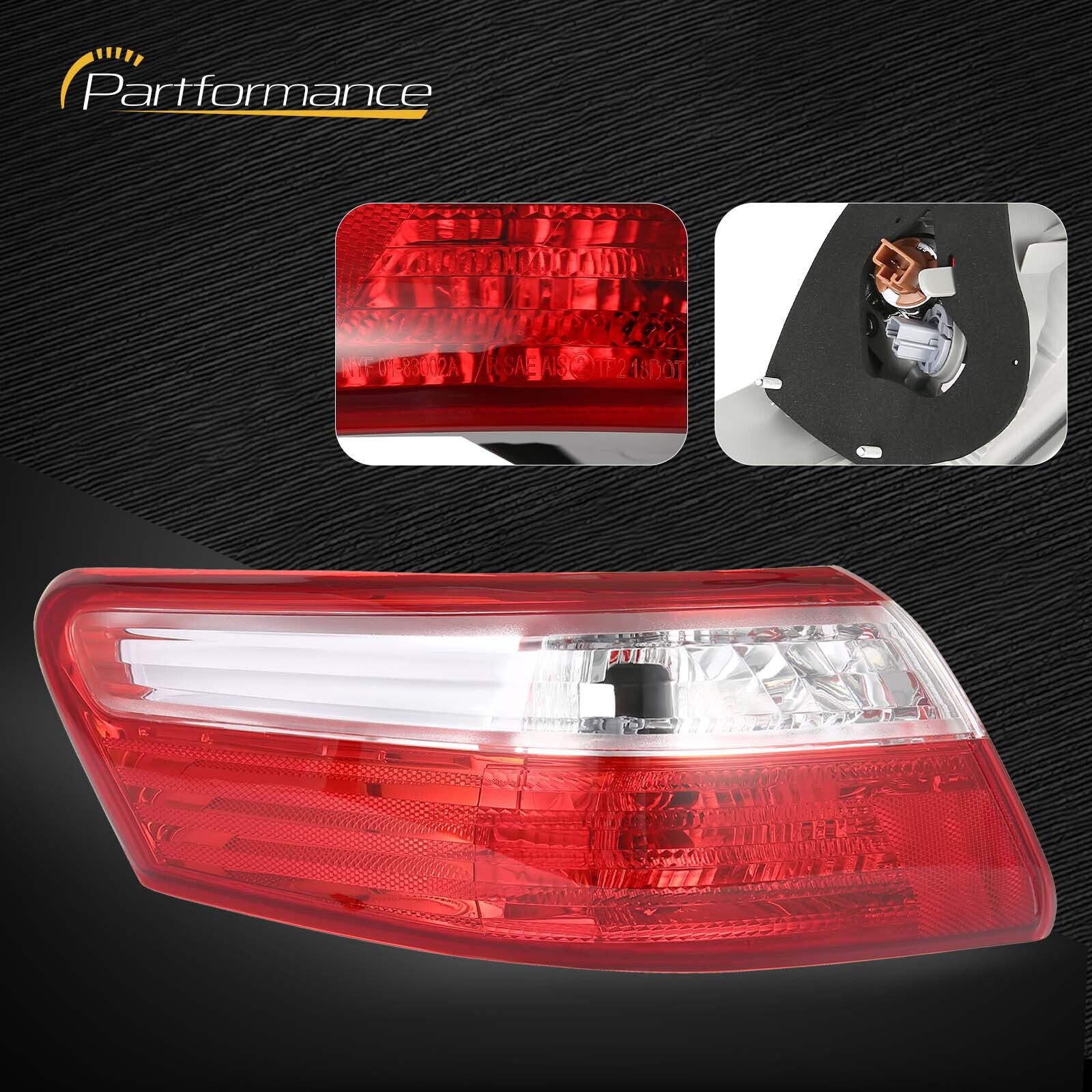 Applicable to the left side of the rear taillight and brake light assembly of 2007-2009 for Toyota for Camry .