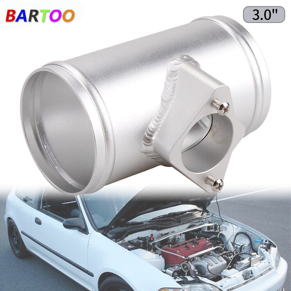 376mm Mass Air Flow Sensor Adapter Air Intake Meter Mount for Nissan for Volkswagen