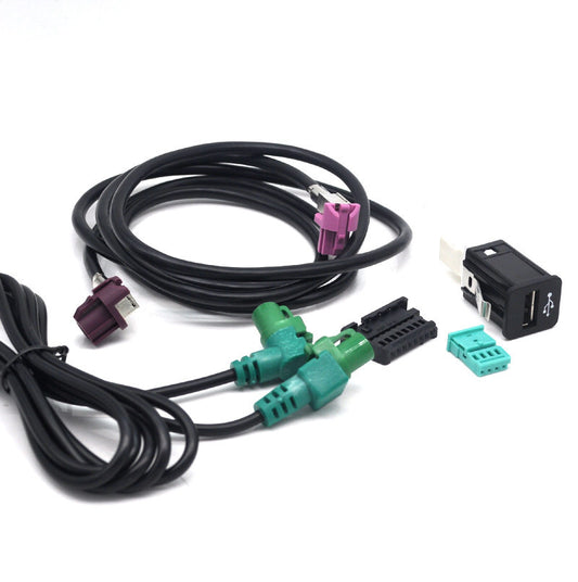 Retrofit Navigation CABLE USB socket idrive power connector for BMW CIC CID
