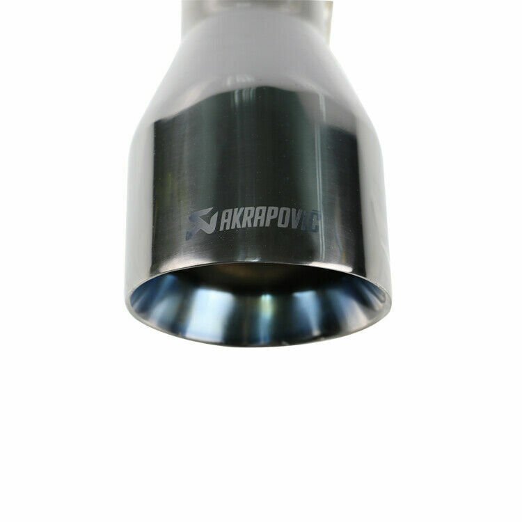 2.36'' Universal 60mm inlet 4'' outlet Exhaust End Tips Black Tip Weld on