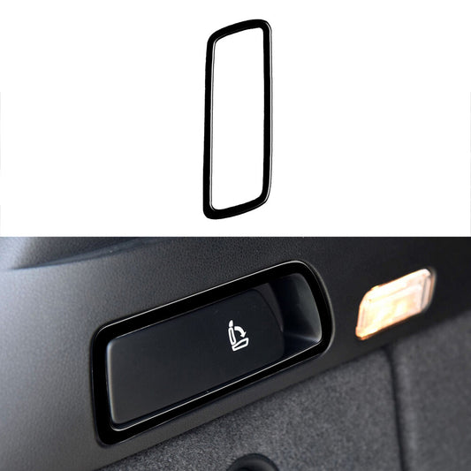Gloss Black for Seat Button Frame Trim Cover Decor for Audi Q5 2009-2017