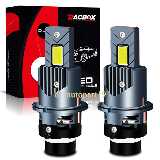 2X D2S D2R LED Headlight Bulb Replace HID Xenon White 6000K Conversion Kit IP65