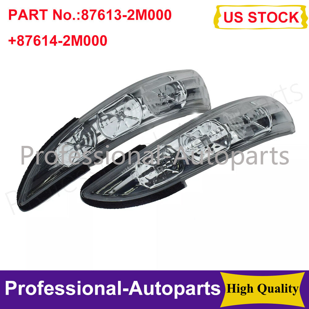 Pair Side Mirror Signal Lamp Left Right for Hyundai for Genesis Coupe 2008-2016