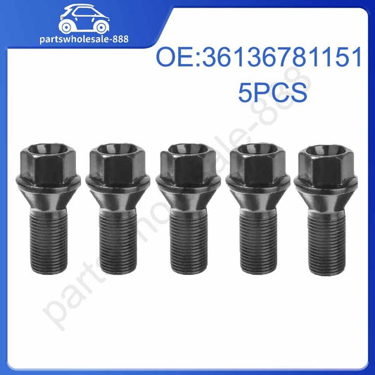 5-piece wheel lug bolt set 36136781151 suitable for BMW F25, X3, E70, X5, 118, 320, 328i, 428i, 430i