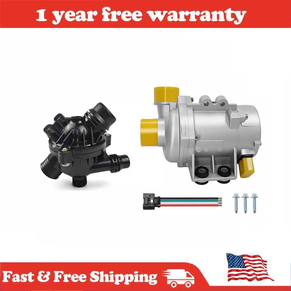 Electric Engine Water Pump and Thermostat Kit fits for BMW X3 X5 11517586925