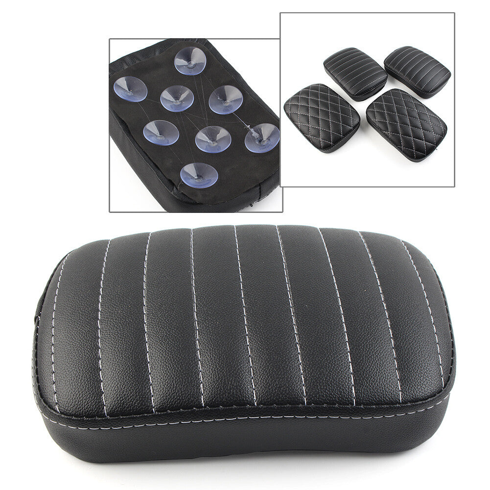 Fit for Harley Dyna Rear Passenger for Seat Pillion Pad 8 Suction Cup w/ Diamond Pattern