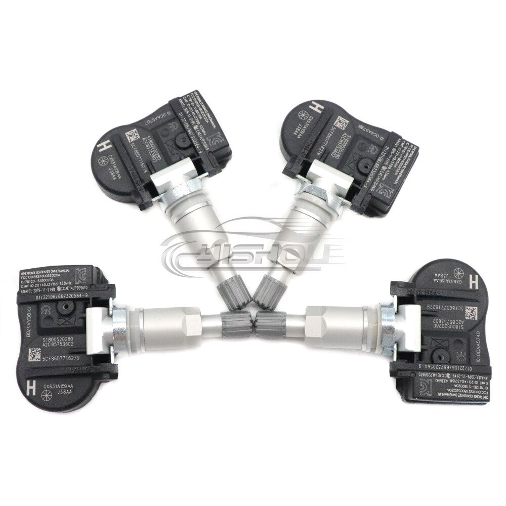 (4) Tire pressure sensor GX631A159AA TPMS, suitable for Land Rover for Range Rover Evoque 14-19