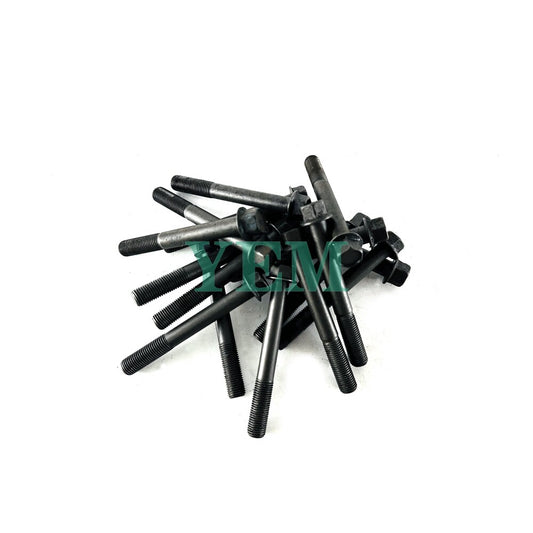 1 Set Engine Head Bolt 18pcs For Yanmar 4TNV82 Engine 4TNV82 Cylinder Head Bolt