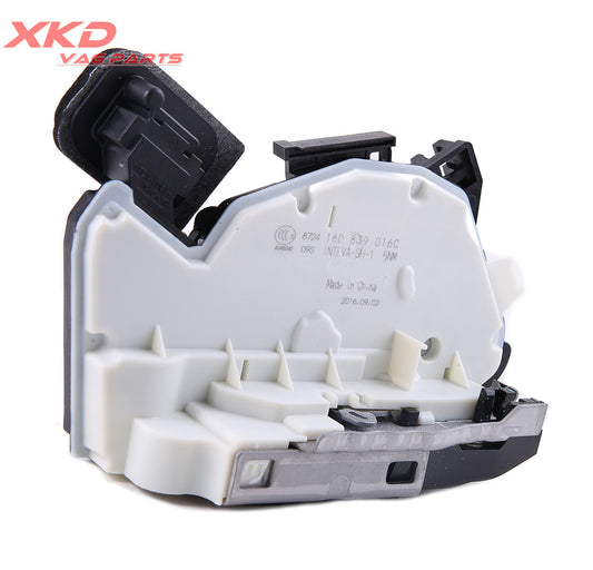 The right rear door latch actuator is suitable for Volkswagen E- for Golf , for Golf MK7, MK6, for Jetta , and for Passat .