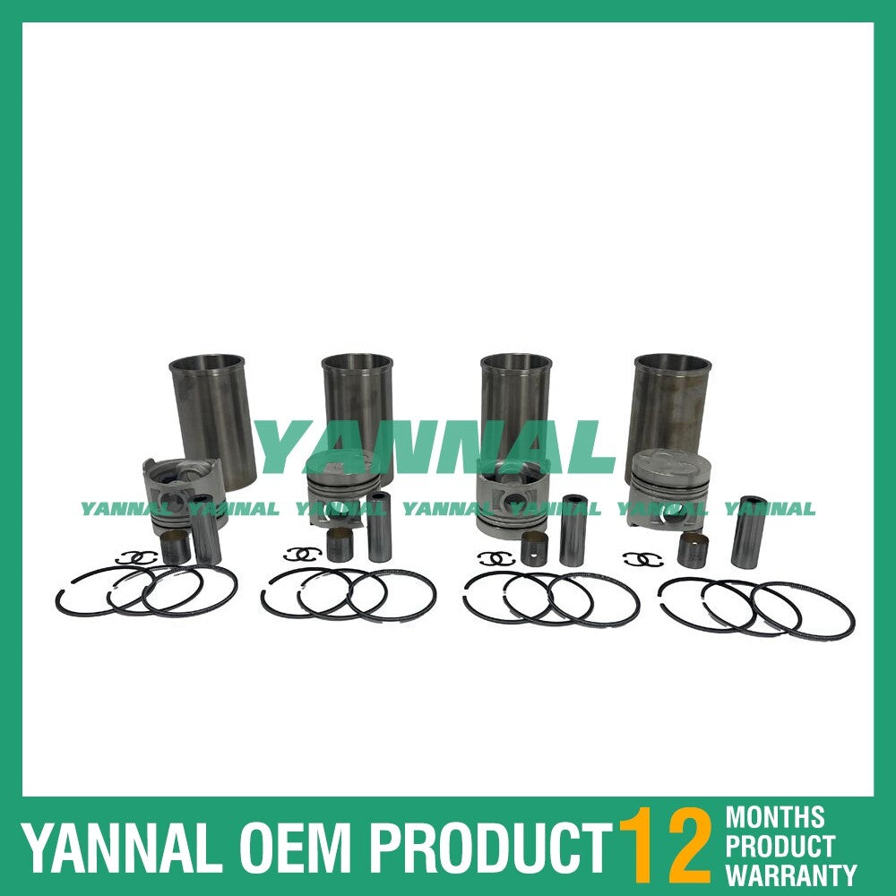 4-piece TD25 engine overhaul liner kit for Nissan diesel engines