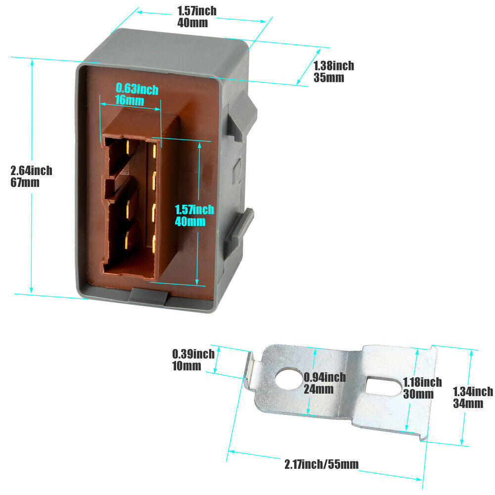 1Pcs Fuel Pump Main Relay Fits for 1992-2000 for Honda for Civic Odyssey CR-V Accord