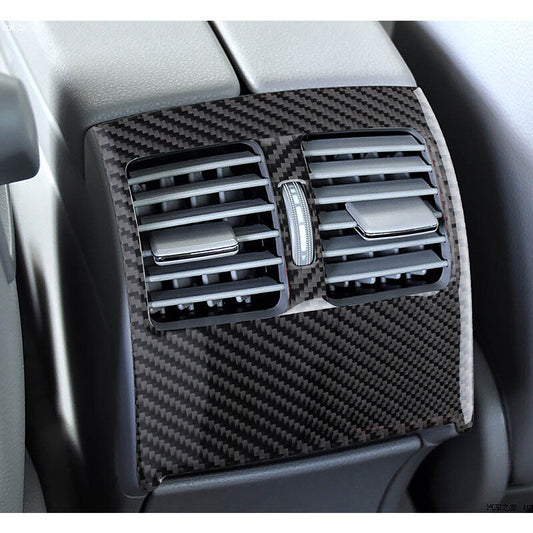 Carbon Fiber Rear Air Outlet Vent Cover Sticker for Mercedes Benz C Class W204