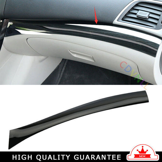 Car Middle Console Dashboard Strip Trim for Nissan Sentra 2013-19 Black Titanium