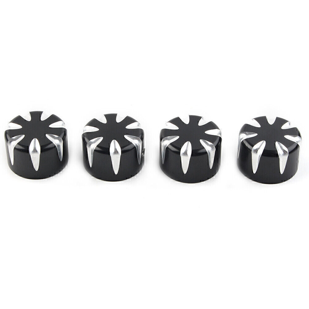 st¨¹cke Motorrad Motor Schraube Topper Abdeckkappen Fur for Harley 883 Schwarz