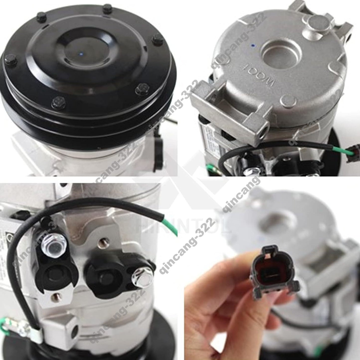 10S15C Air Conditioning Compressor 20Y-979-6121 for Komatsu Excavator PC1250-7