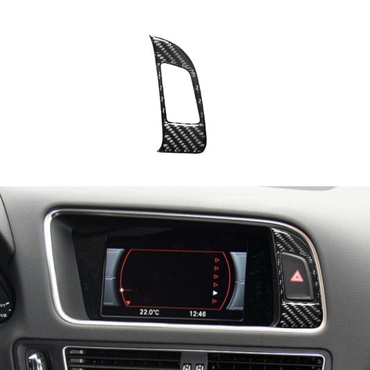 Carbon Fiber Double Flashing Button Trim Panel for Audi Q5 2009-2017