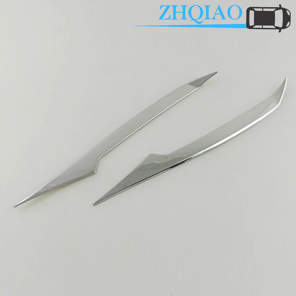 ABS Chrome Headlight Lamp Trim Cover Fits for Toyota RAV4 2016-2018