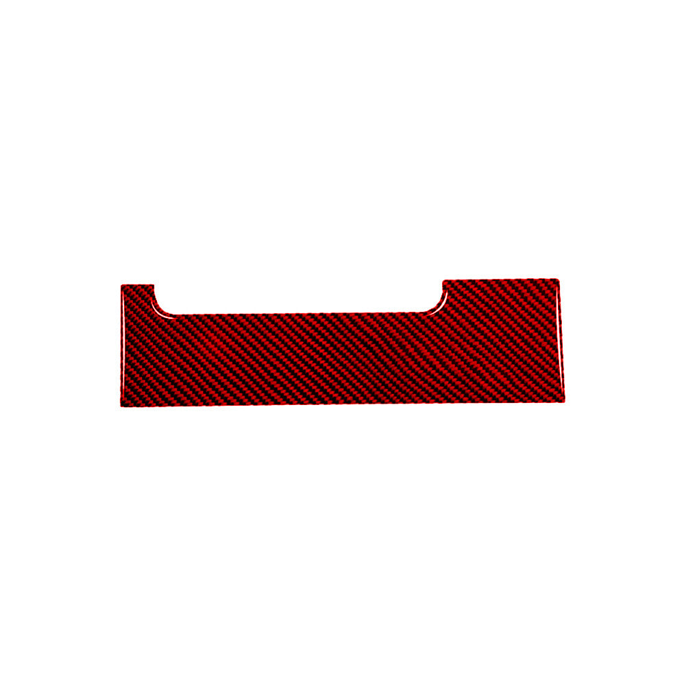 Red Carbon Fiber Passenger Glove Box Panel Cover Trim for Audi TT 8N 2001-2006