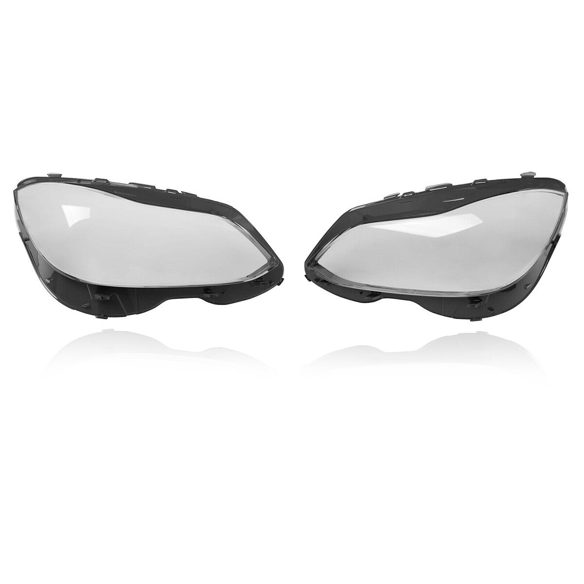 Pair Headlight Lamp Lens Cover Shell for Mercedes-benz E Class W212 2014-2015