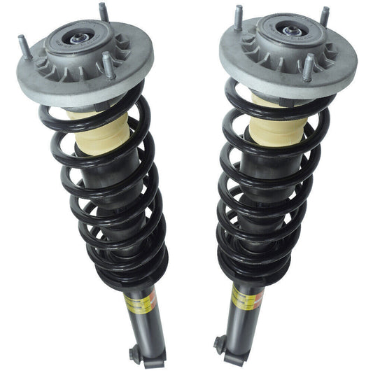 Two front hydraulic shock absorber struts (ADS) suitable for Mercedes W140, S320, 420, S500, S600