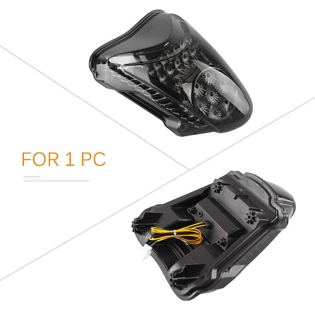 Turn Signals Brake Stop LED Tail Light Fit for Suzuki Hayabusa GSX1300R 08 -13 Black