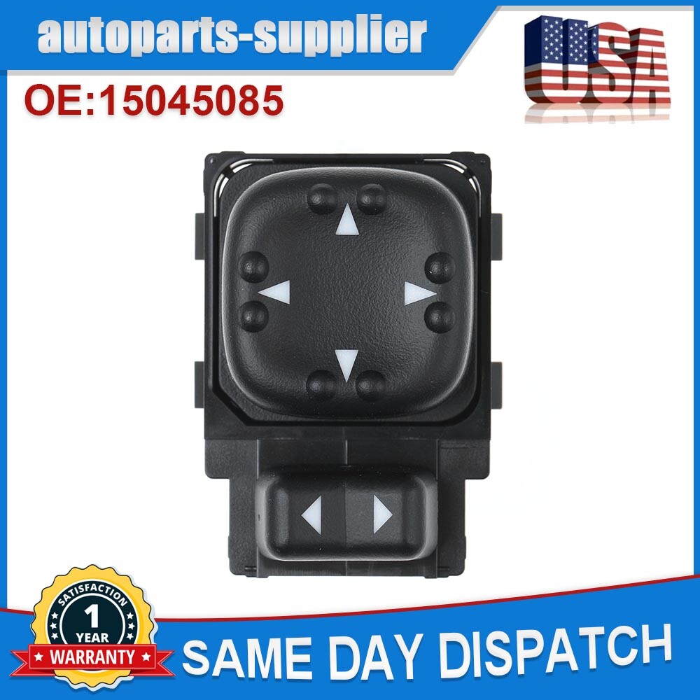 Driver's left power mirror switch control 15045085 is applicable to for Chevrolet Silverado for GMC for Sierra .