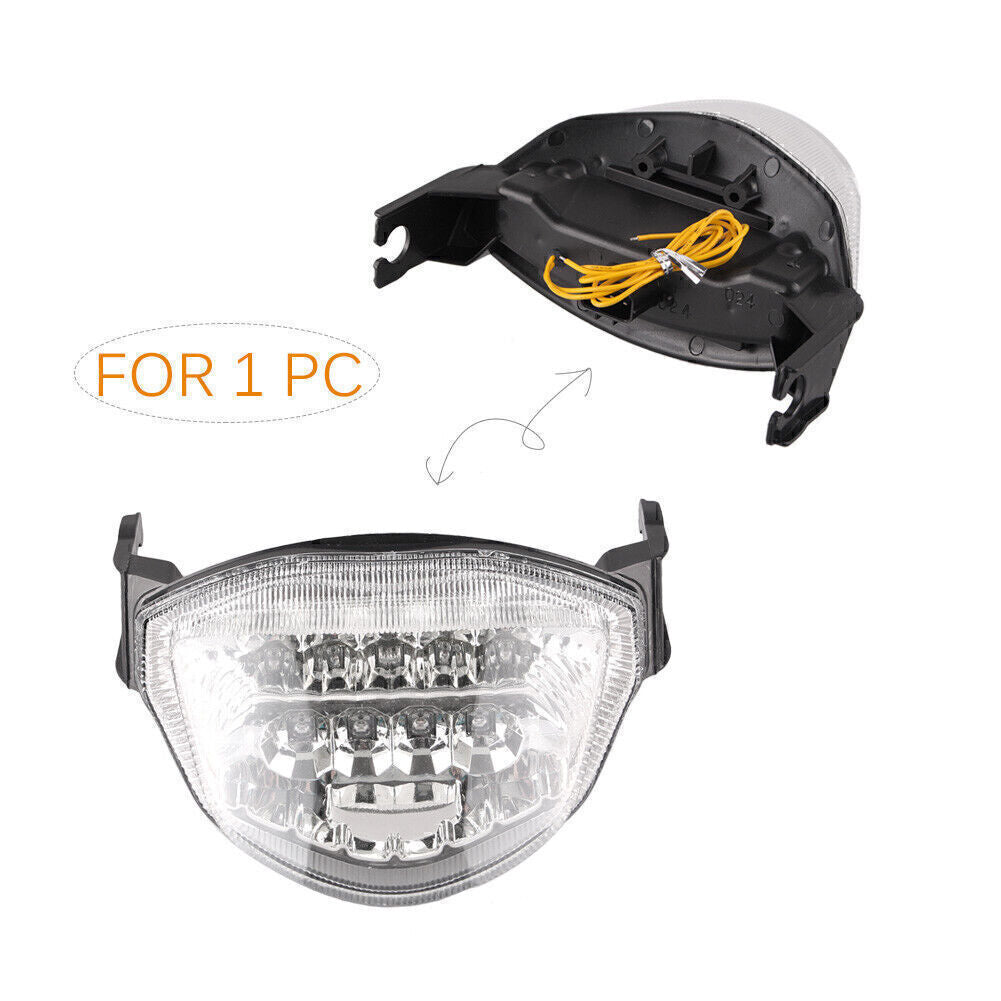 Clear Brake Turn Signal LED Stop Tail Light Lens for Suzuki GSXR 1000 2005 2006