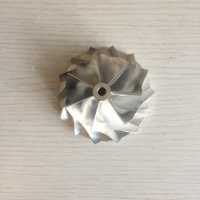 GT3582 61.33/82.00 mm 7+7 Blade 451644-0005 Turbine Billet Compressor Wheel